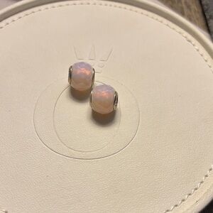 Pandora Silver and Pink beads